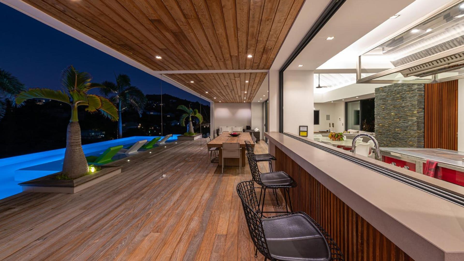 Villa Architecture Jewel Set On A Hillside St. Barthelemy Exterior foto