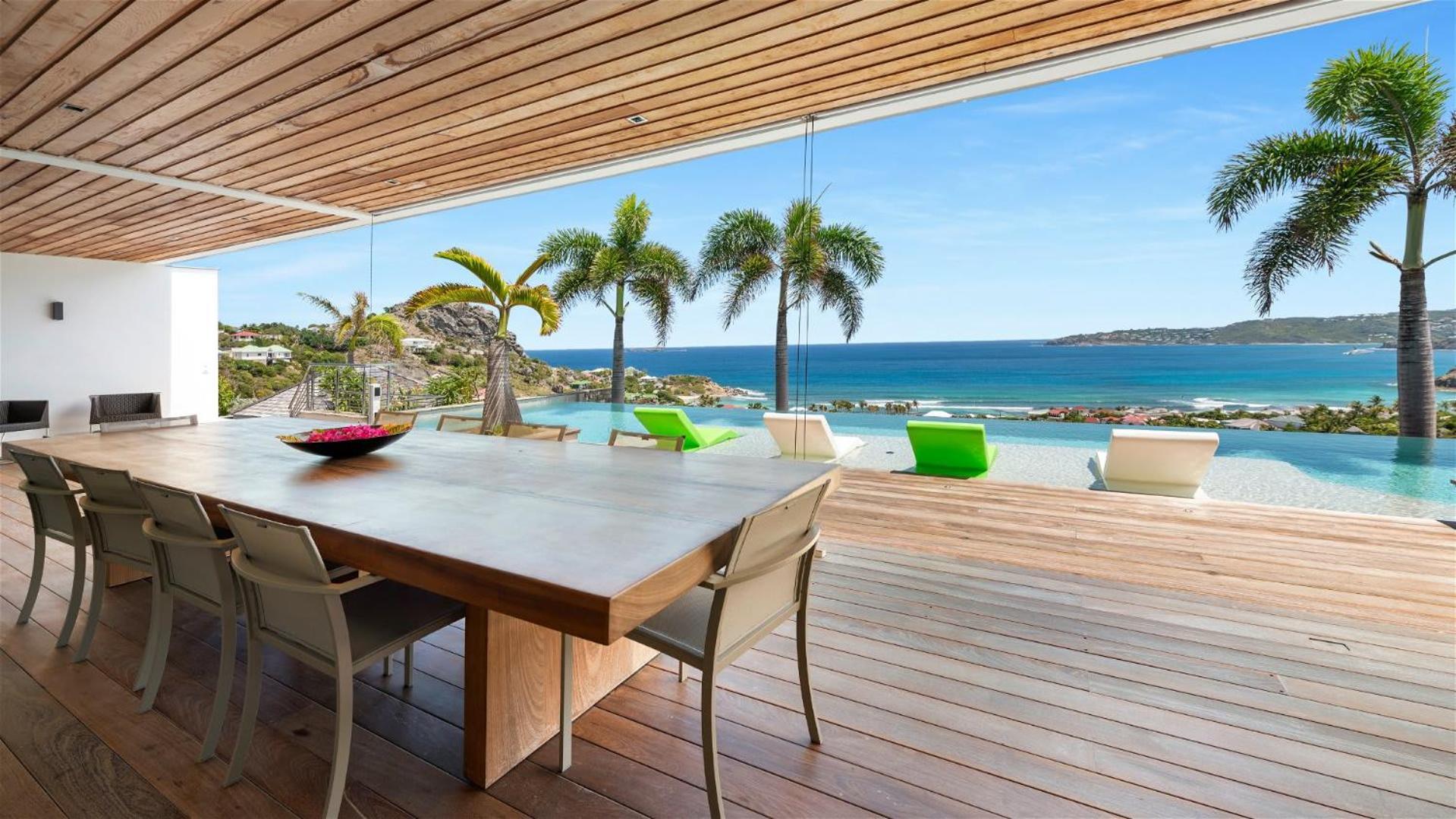 Villa Architecture Jewel Set On A Hillside St. Barthelemy Exterior foto