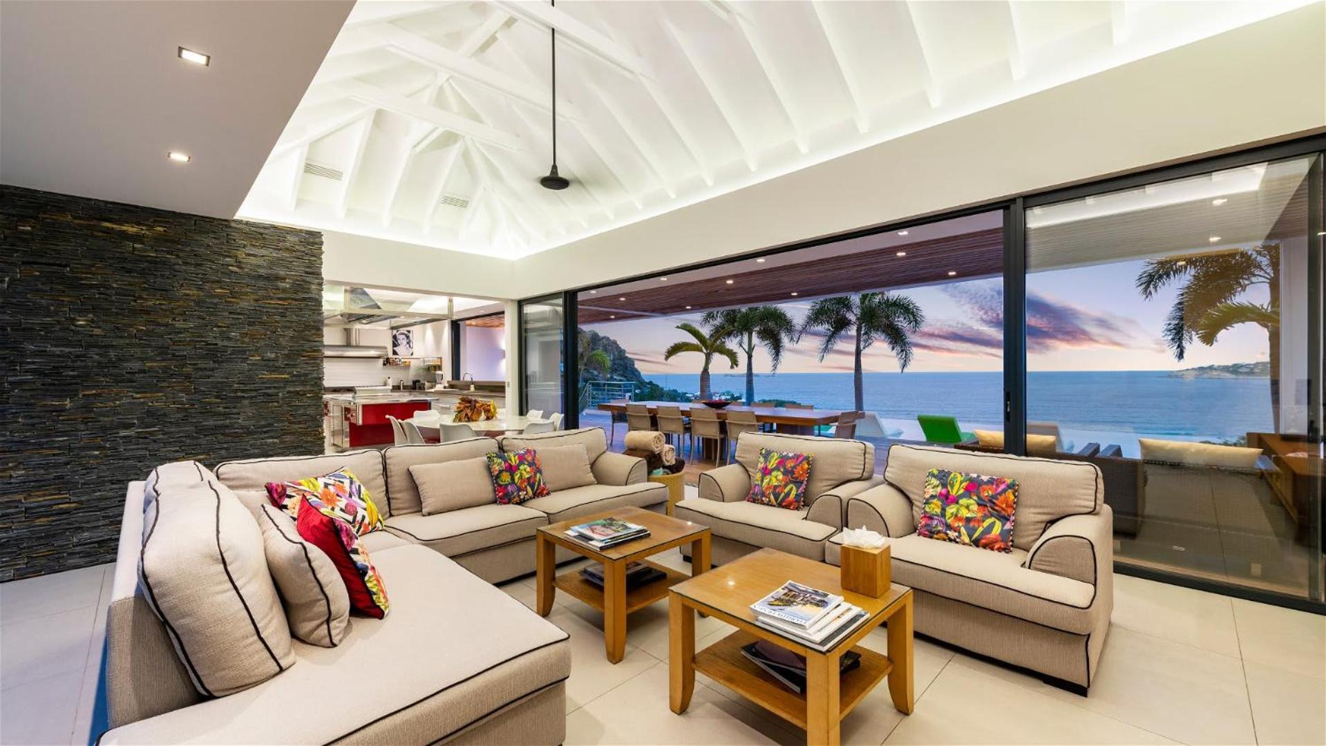 Villa Architecture Jewel Set On A Hillside St. Barthelemy Exterior foto