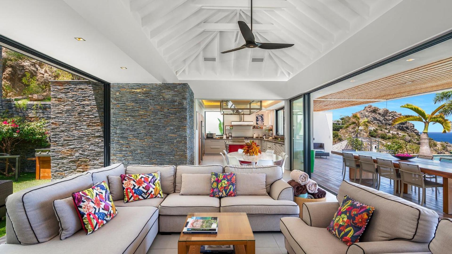 Villa Architecture Jewel Set On A Hillside St. Barthelemy Exterior foto
