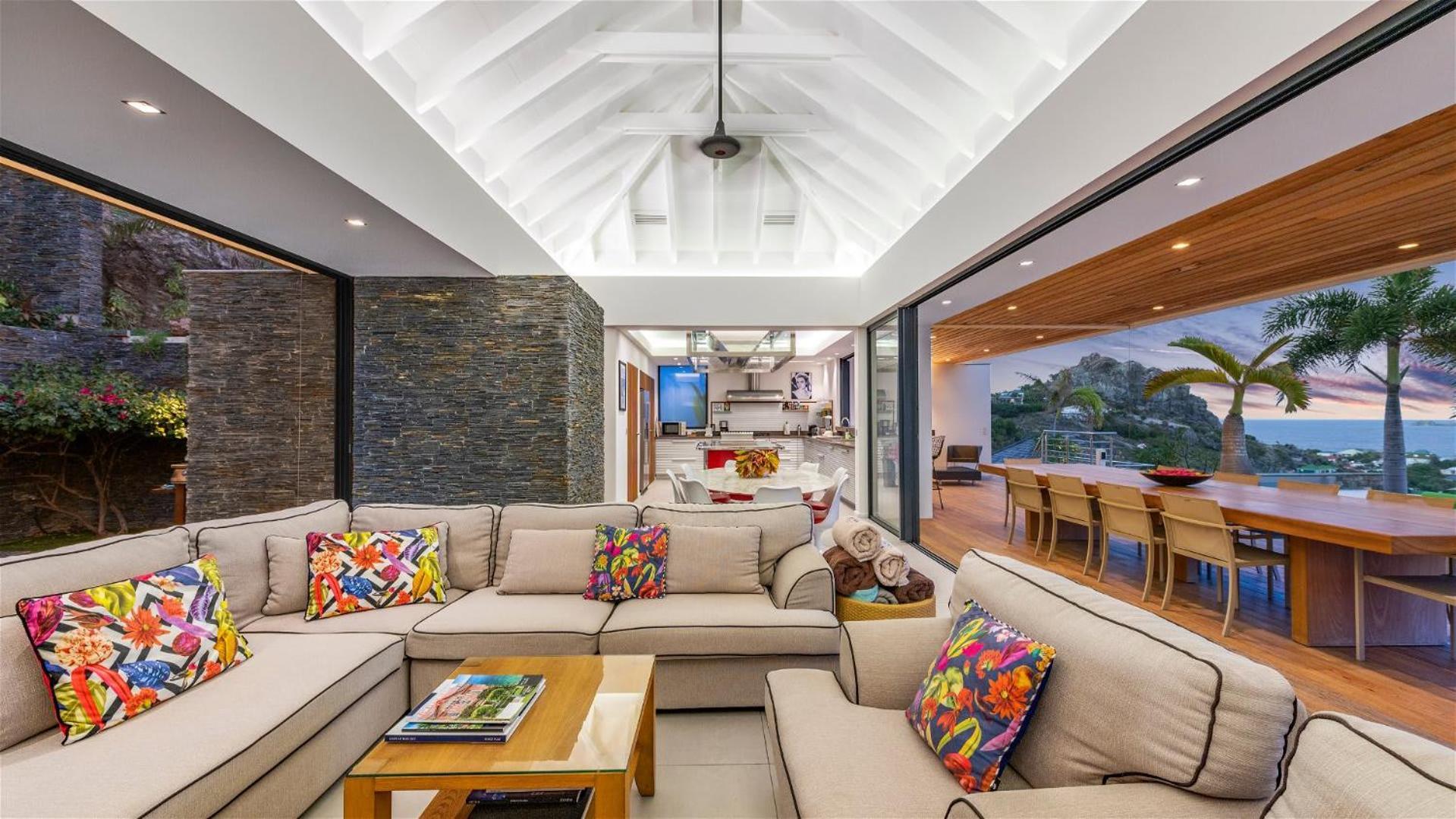 Villa Architecture Jewel Set On A Hillside St. Barthelemy Exterior foto
