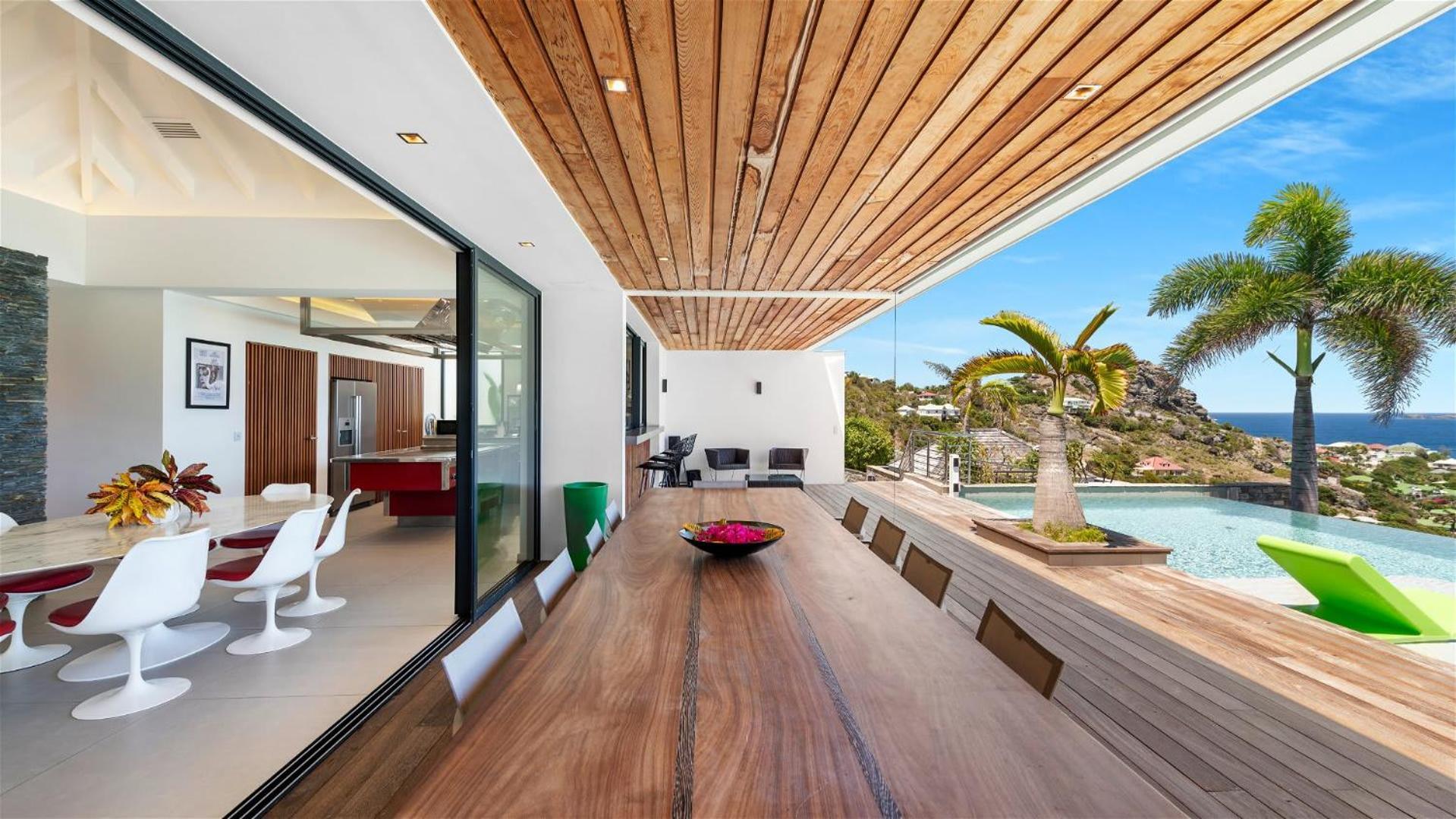 Villa Architecture Jewel Set On A Hillside St. Barthelemy Exterior foto