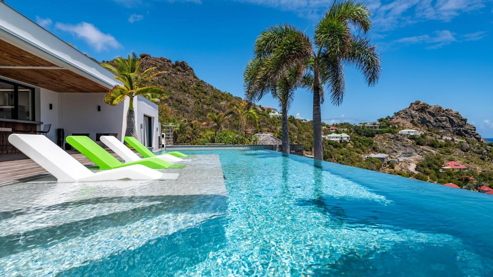 Villa Architecture Jewel Set On A Hillside St. Barthelemy Exterior foto