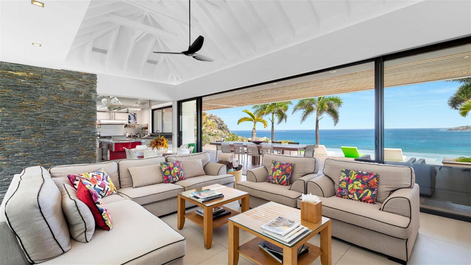 Villa Architecture Jewel Set On A Hillside St. Barthelemy Exterior foto