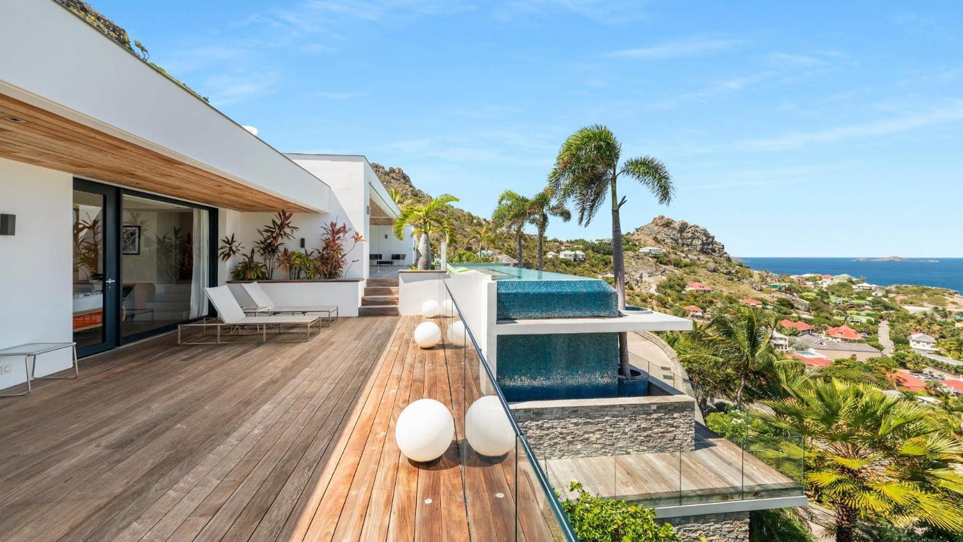 Villa Architecture Jewel Set On A Hillside St. Barthelemy Exterior foto