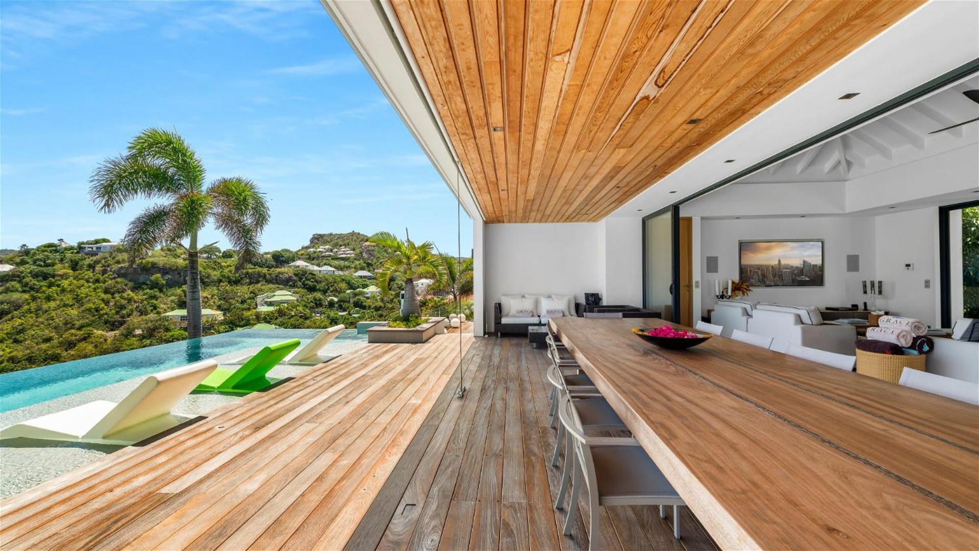 Villa Architecture Jewel Set On A Hillside St. Barthelemy Exterior foto