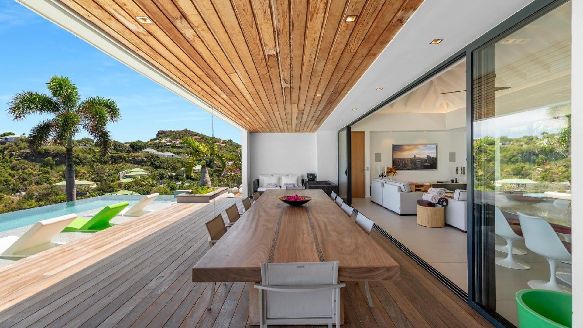 Villa Architecture Jewel Set On A Hillside St. Barthelemy Exterior foto