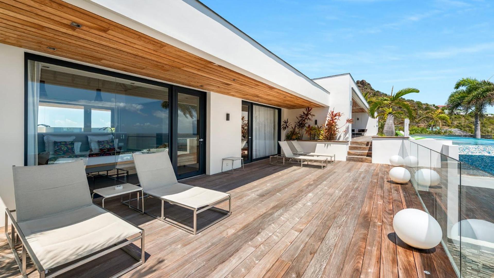 Villa Architecture Jewel Set On A Hillside St. Barthelemy Exterior foto