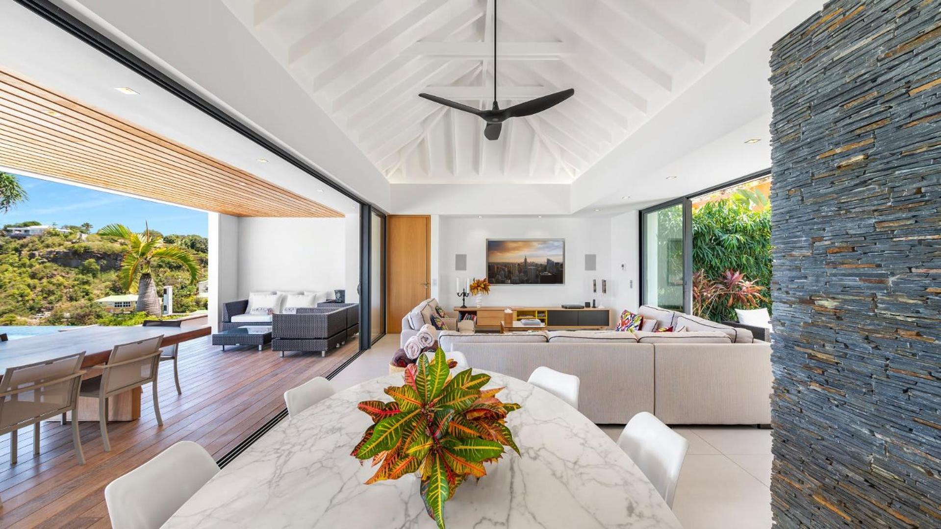 Villa Architecture Jewel Set On A Hillside St. Barthelemy Exterior foto